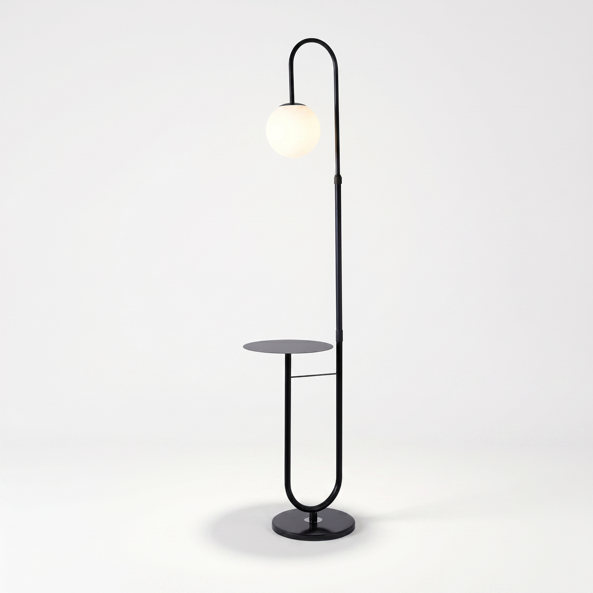 
Orbita Globe Floor Lamp with Marble Side Table 153cm