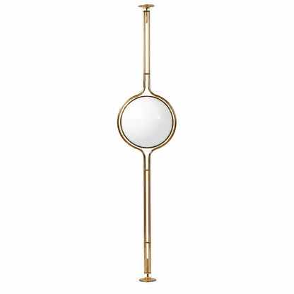 Sfera Sospesa Floor to Ceiling Globe Lamp Tension Rod